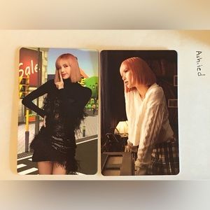 Blackpink the girls photocard lisa set